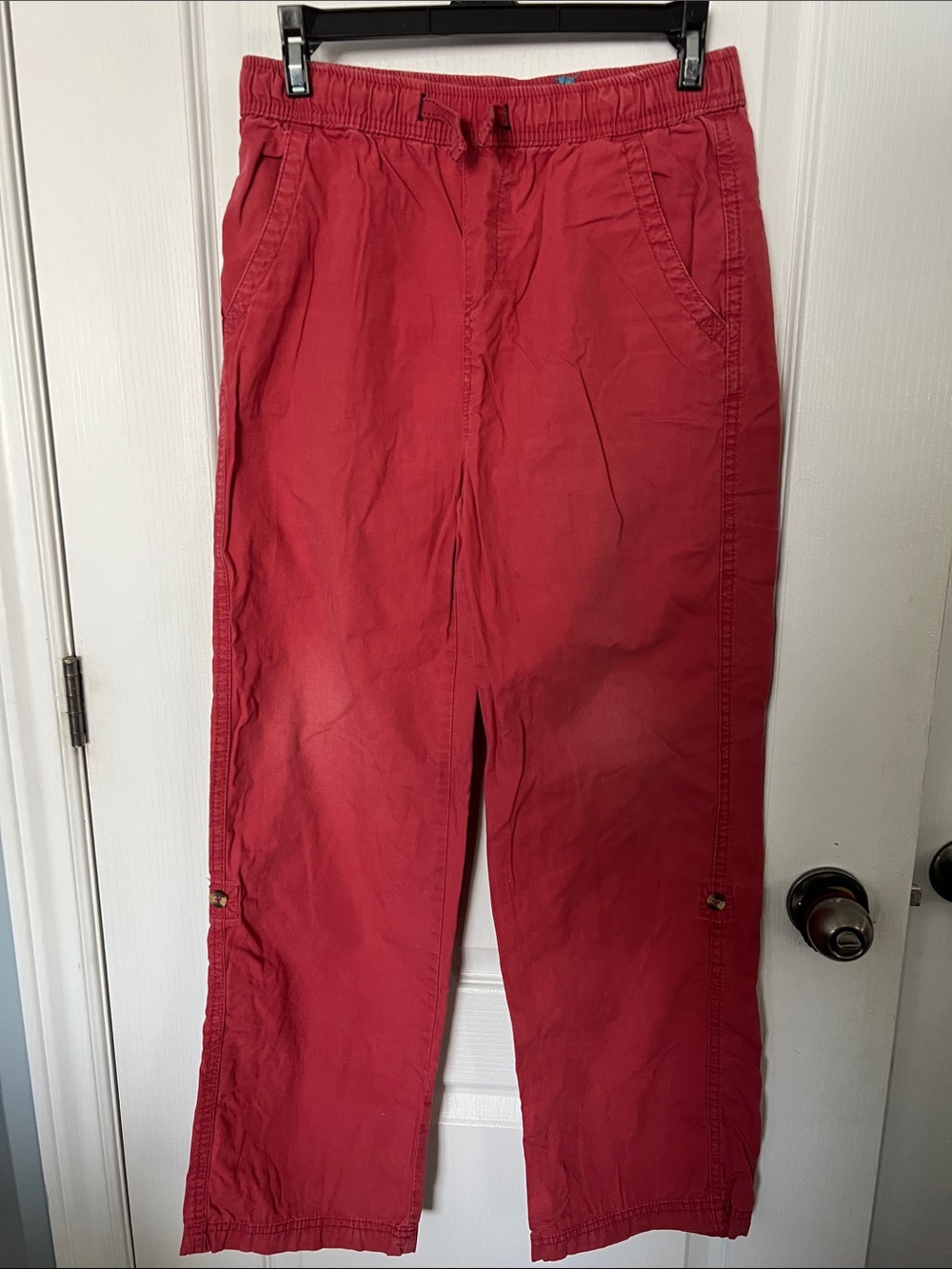 Place Kids Red Cargo Drawstring Pants